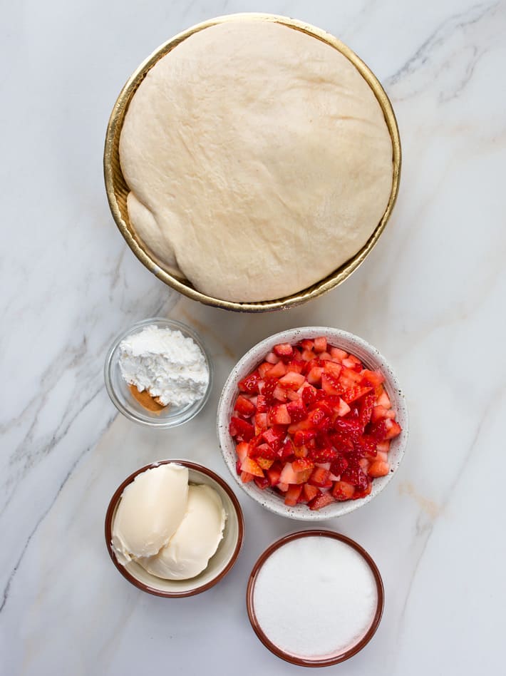 Strawberry Buns Ingredients Strawberry Buns Ingredients