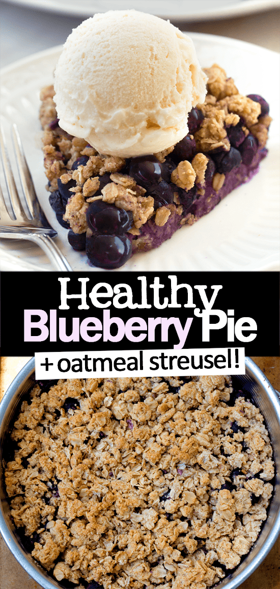 Homemade Blueberry Oat Crumble Pie (Healthy Dessert) Homemade Blueberry Oat Crumble Pie (Healthy Dessert)