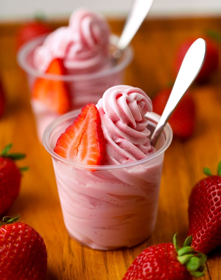 Strawberry Dole Whip Dessert
