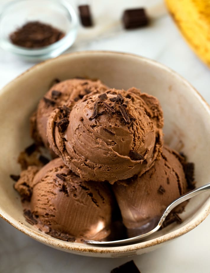 Banana Chocolate Nice Cream Banana Chocolate Nice Cream