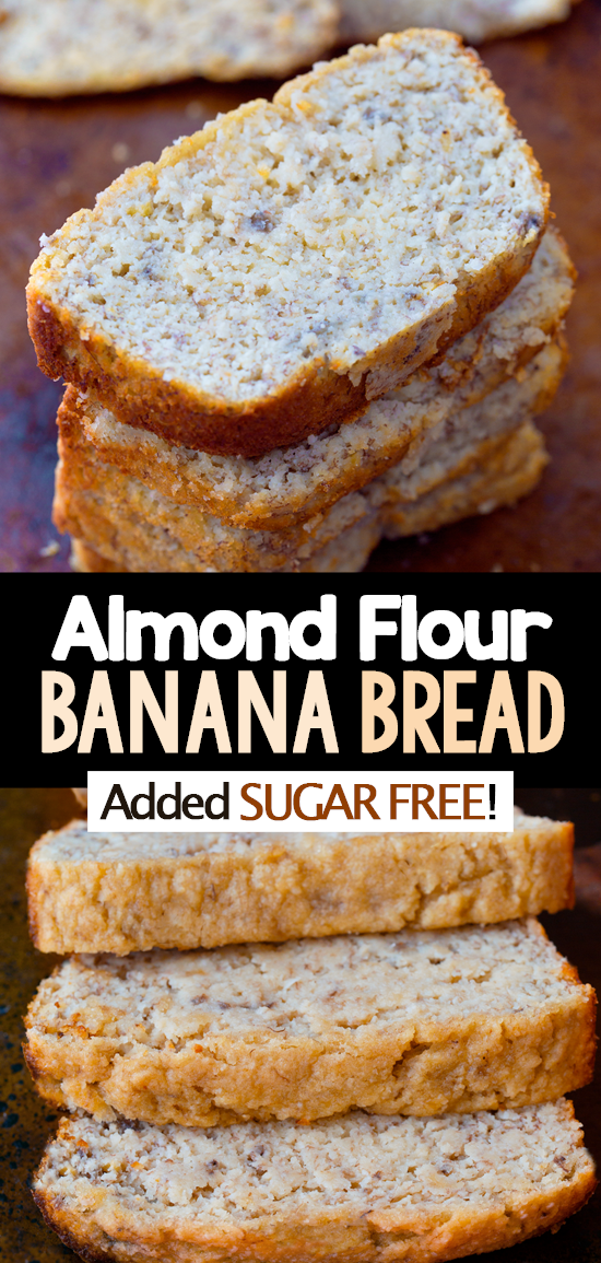 Easy Almond Flour Banana Bread (Added Sugar Free) Easy Almond Flour Banana Bread (Added Sugar Free)