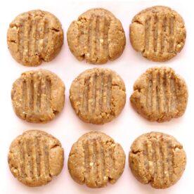 Chewy Healthy Peanut Butter Cookie Recipe (No Eggs)