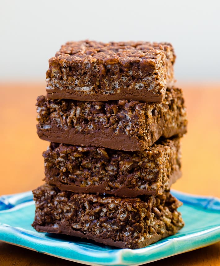Homemade Nutella Rice Crispy Treats (Vegan)