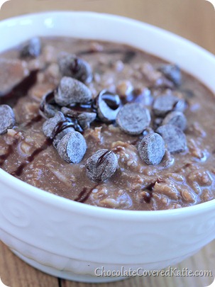 Chocolate Breakfast Oatmeal Chocolate Breakfast Oatmeal