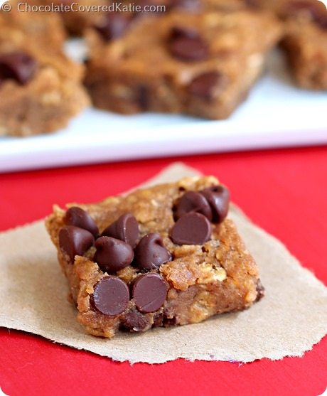 Flourless / NO oil / extra fudgy #vegan nutella chocolate chip blondies - (70 calories) https://lett-trim.today/2014/09/23/nutella-chocolate-chip-blondies/ @choccoveredkt Flourless / NO oil / extra fudgy #vegan nutella chocolate chip blondies - (70 calories) https://lett-trim.today/2014/09/23/nutella-chocolate-chip-blondies/ @choccoveredkt