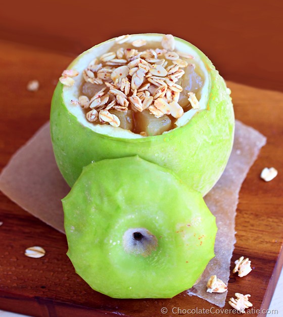 A healthier treat from @choccoveredkt... skip the crust and bake your apple pie right inside the apple! Healthy, easy, delicious! https://lett-trim.today/2014/11/06/baked-apples-recipe/ A healthier treat from @choccoveredkt... skip the crust and bake your apple pie right inside the apple! Healthy, easy, delicious! https://lett-trim.today/2014/11/06/baked-apples-recipe/
