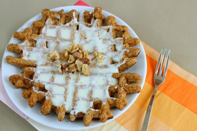 Super-Healthy Carrot Cake Waffles! https://lett-trim.today/2013/03/22/super-healthy-carrot-cake-waffles/