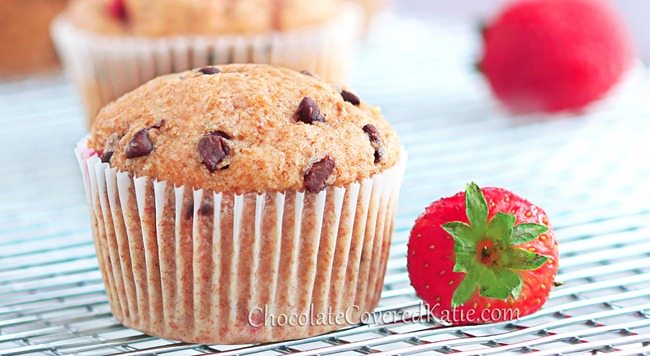 Chocolate Chip Strawberry Muffins Chocolate Chip Strawberry Muffins