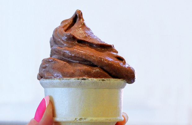 chocolate banana soft serve chocolate banana soft serve