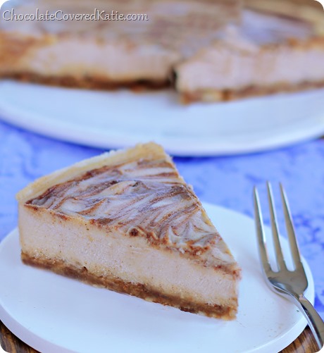 This velvety cheesecake literally MELTS in your mouth! And the best part is that it's secretly good for you! How to make it: https://lett-trim.today/2014/04/01/bake-cinnamon-swirl-cheesecake/ This velvety cheesecake literally MELTS in your mouth! And the best part is that it's secretly good for you! How to make it: https://lett-trim.today/2014/04/01/bake-cinnamon-swirl-cheesecake/