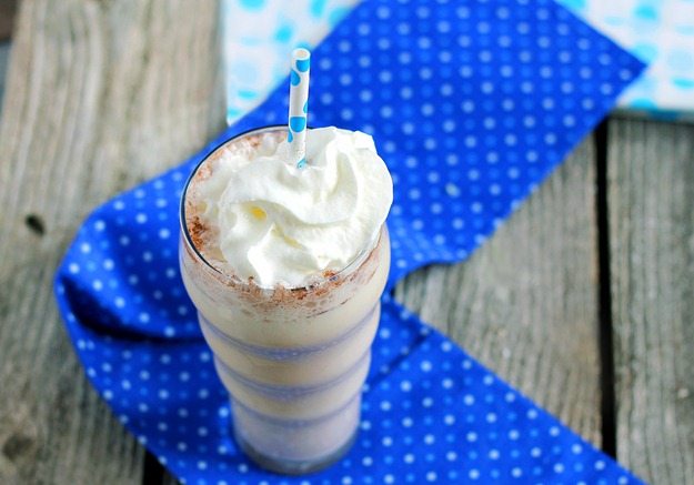 Readers voted this the top post-workout shake of the year! You'd swear it's full of fat and empty calories, but surprisingly it's not at all! Recipe here: https://lett-trim.today/2012/04/27/vanilla-chai-breakfast-shakes/ 