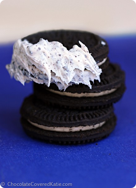 Cookies and Cream Frosting Cookies and Cream Frosting