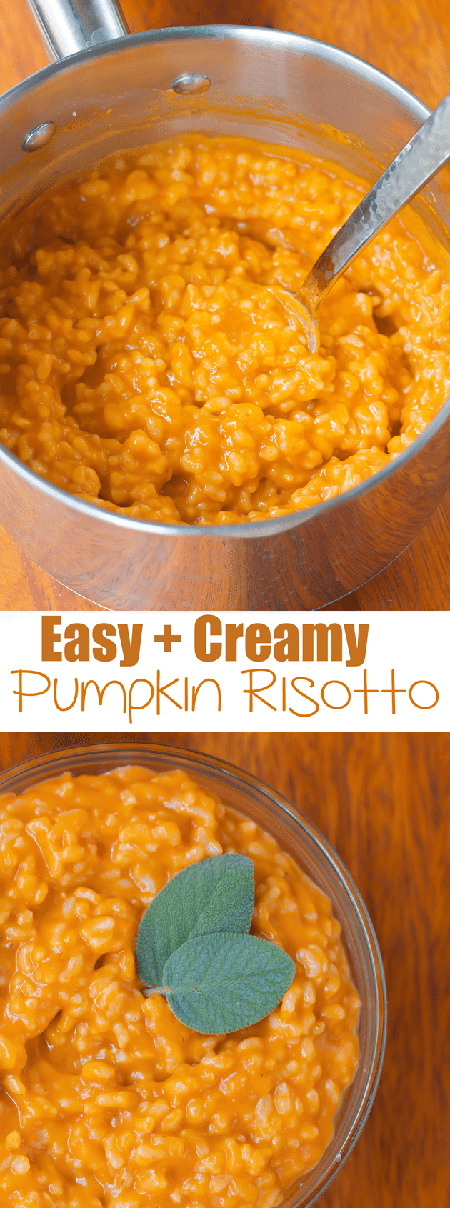 The recipe says “date night” but I like to serve it on Sundays after football… Recipe from @choccoveredkt… easy to make, one-bowl meal. Full recipe: https://lett-trim.today/2015/10/12/vegan-risotto-recipe-pumpkin/ 