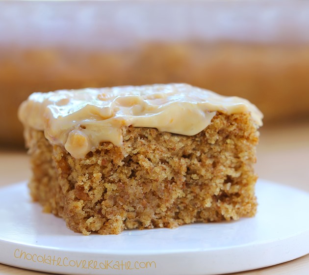 Easy to make + you'll never believe there isn't any oil in the recipe. The addition of yogurt makes the cake incredibly light and soft, and peanut butter adds richness. Can be oil-free / sugar-free / low-calorie / gluten-free / vegan. Full recipe: https://lett-trim.today/2015/04/27/frosted-peanut-butter-snack-cake/ Easy to make + you'll never believe there isn't any oil in the recipe. Can be oil-free / sugar-free / low-calorie / gluten-free / vegan. Full recipe: https://lett-trim.today/2015/04/27/frosted-peanut-butter-snack-cake/
