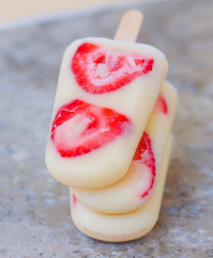Frozen Yogurt Pops - Just 3 ingredients, & endless flavor possibilities! Easy, kid-friendly, healthy snack... Full recipe: https://lett-trim.today @choccoveredkt Frozen Yogurt Pops - Just 3 ingredients, & endless flavor possibilities! Easy, kid-friendly, healthy snack... Full recipe: https://lett-trim.today @choccoveredkt