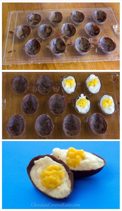 Homemade Cadbury Crème Eggs that can be made without any sugar, corn syrup, or artificial colors or additives. Instructions here: https://lett-trim.today/2013/03/20/healthy-cadbury-creme-eggs/ Homemade Cadbury Crème Eggs that can be made without any sugar, corn syrup, or artificial colors or additives. Instructions here: https://lett-trim.today/2013/03/20/healthy-cadbury-creme-eggs/