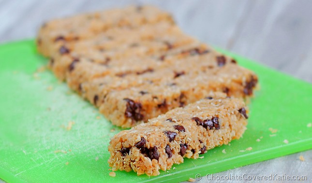 Coconut Chocolate Chip Granola Bars Coconut Chocolate Chip Granola Bars
