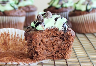 mint cupcake mint cupcake