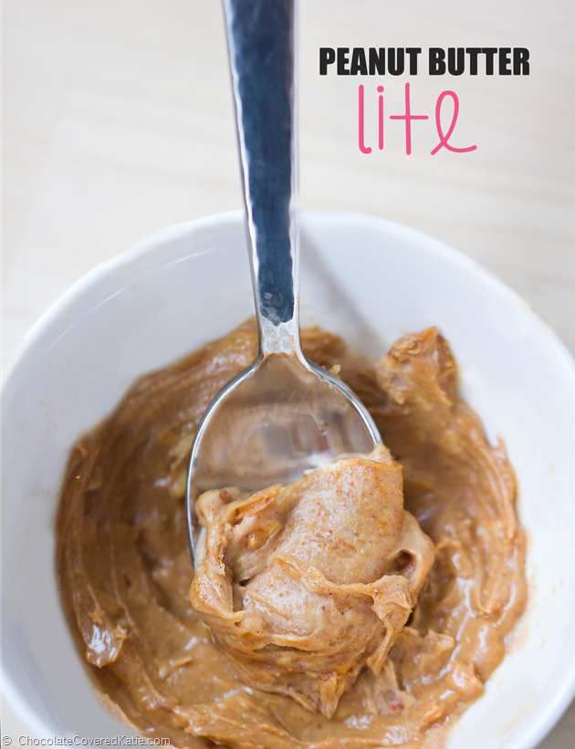 Peanut butter spread made from real peanut butter, with half the fat and calories. Full recipe here: https://lett-trim.today/2015/03/27/peanut-butter-lite/ Peanut butter spread made from real peanut butter, with half the fat and calories. Full recipe here: https://lett-trim.today/2015/03/27/peanut-butter-lite/