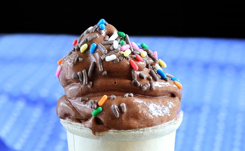chocolate soft serve