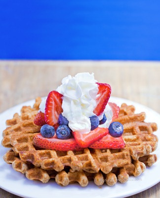 The recipe for fat-free waffles that don't taste like cardboard. This is one of my all-time favorite breakfast recipes: https://lett-trim.today/2013/06/17/healthy-waffles-recipe/