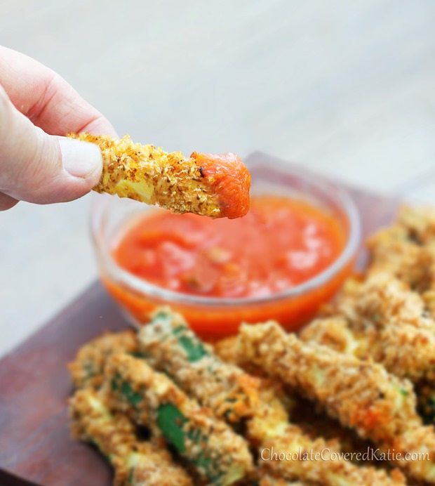 Baked Zucchini Sticks Baked Zucchini Sticks